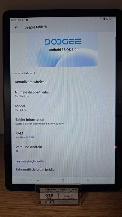 Doogee - A9 Pro+ Vip Edition - 30/128Gb/Fin X Amanet cod 112434