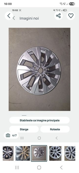 Jante cauciucuri logan ford  scoda vag duster bigster