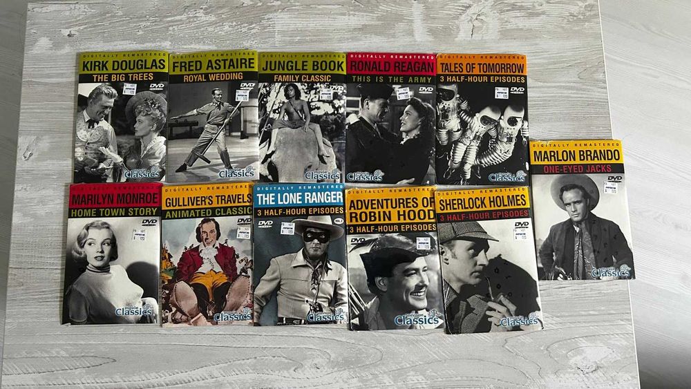 Colecție DVD-uri Filme Clasice – Digitally Remastered