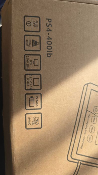 Cantar digital pentru colete