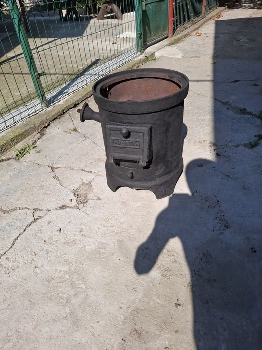 Boiler pe lemne.