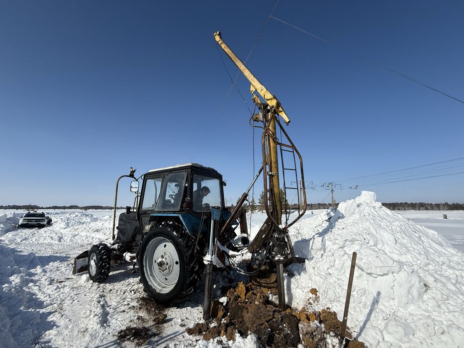 Услуги ямобура столбостав