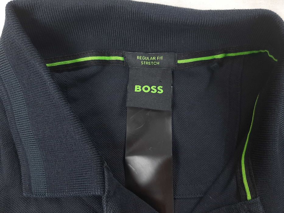 Hugo Boss Pio 1 - Оригинална мъжка тениска с яка размер S