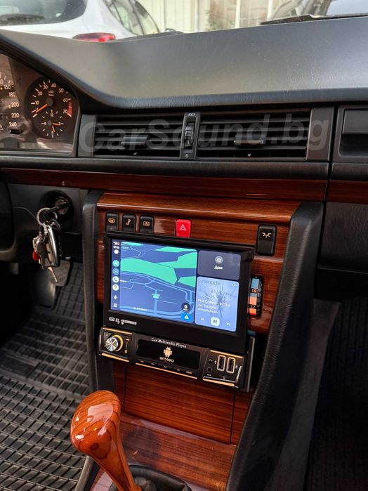1 DIN – Android 15 Мултимедия Единичен дин Андроид Навигация Прибиращ CarPlay