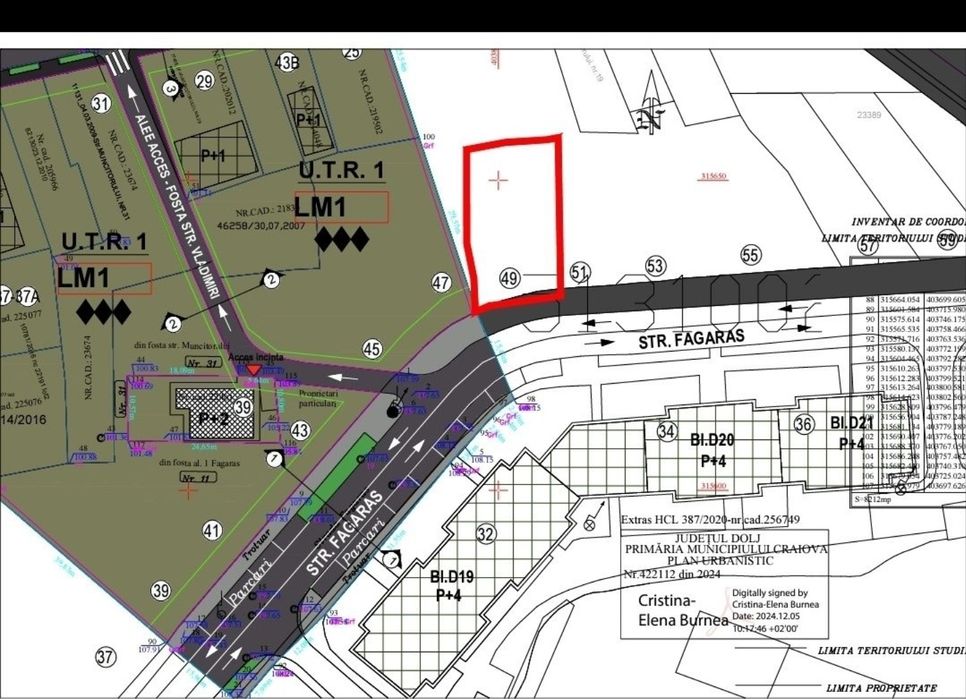 Vând teren zona Cornitoiu