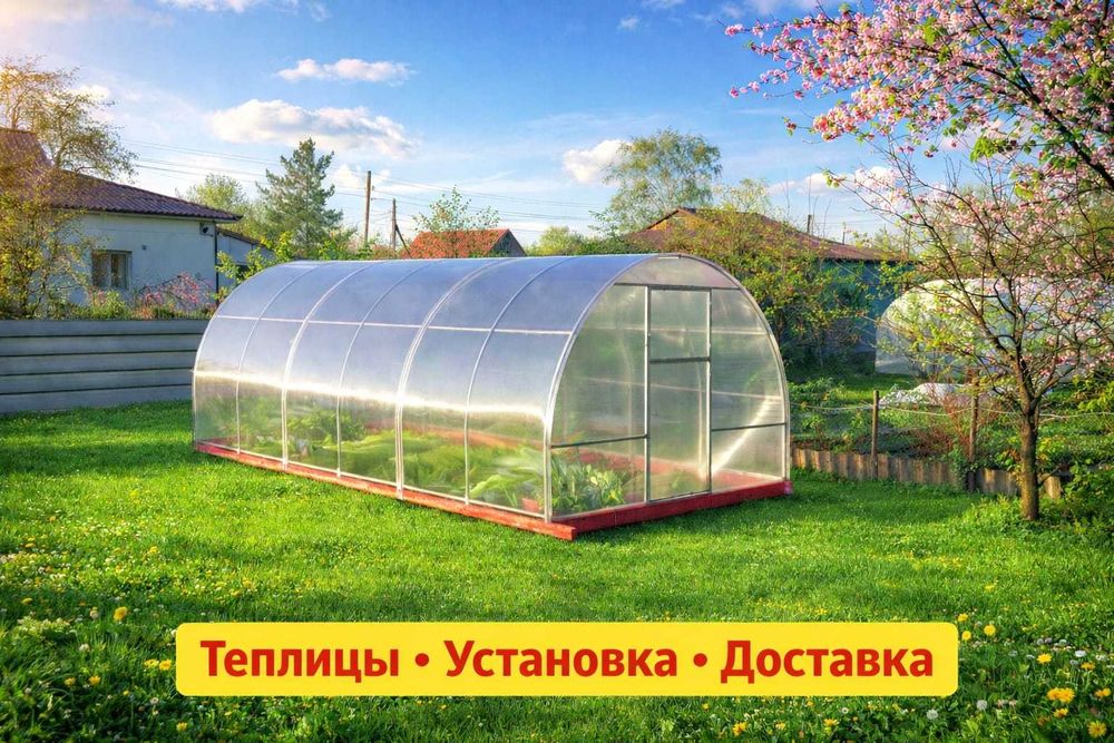 Теплицы из стального оцинкованного профиля