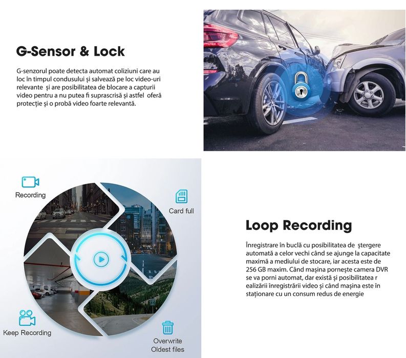 Instalare camere auto DVR  Martor trafic