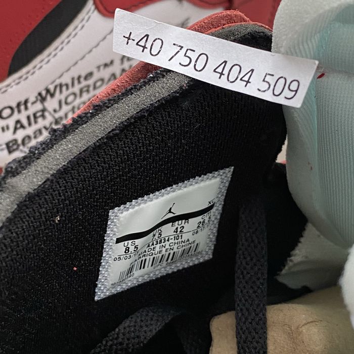 Jordan 1 Retro High x Off-White Chicago 42