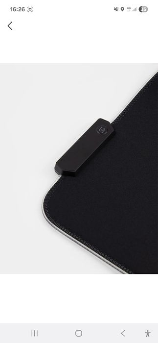 Коврик для компьютерный мыши, игровой с RGB подсветкой, 3 размера.