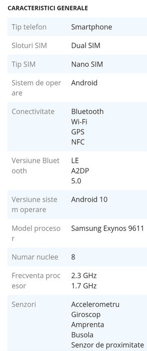 Tel. SAMSUNG A51, 128MEM
