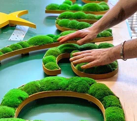 Litere Volumetrice/Reclame luminoase/polistiren/ panouri licheni