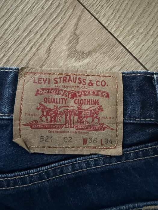 Blugi LEVIS 521 2002 Albastru Barbati | Marime 36 x 34 (Talie 90 cm)