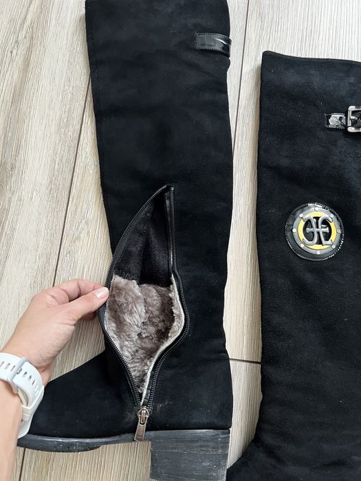 Замшевые сапоги еврозима