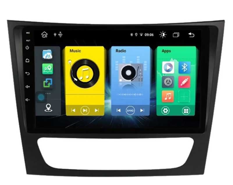 9-инчова мултимедия за Mercedes E-Class W211 CLS W219 2002–2008 камера