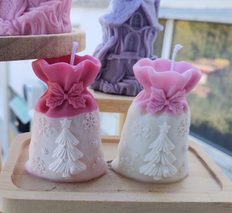 Коледни    свещи