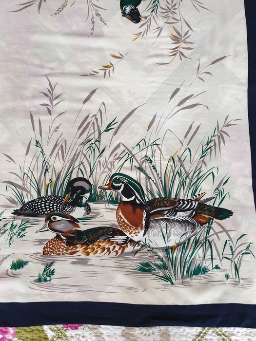 Esarfa matase naturala print vanatoresc