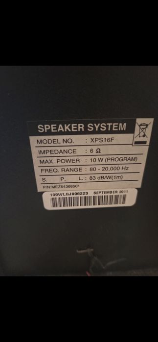 Vand sistem audio LG