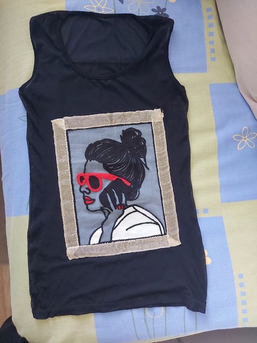 Дамски потник с картинка