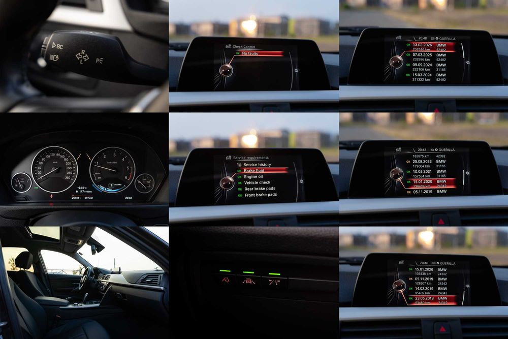 BMW Seria 3 F30 320d Facelift Automat Trapa LED Memorii Head Up 3 Butoane