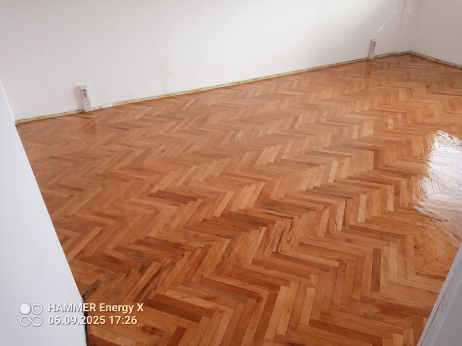 Безпрахово циклене на паркет и дюшеме 20евро