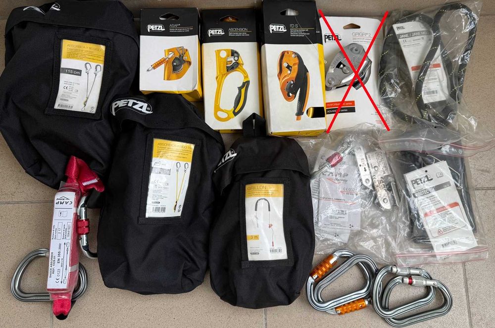 PETZL si CAMP Echipament alpinism noi