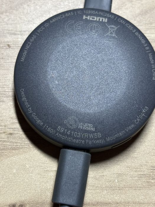 Google Chromecast Model NC2-6A5