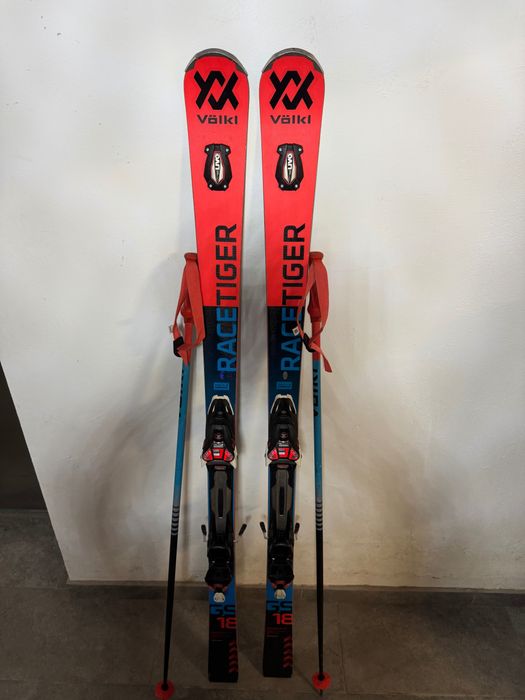 Ски с автомати Völkl Racetiger + щеки