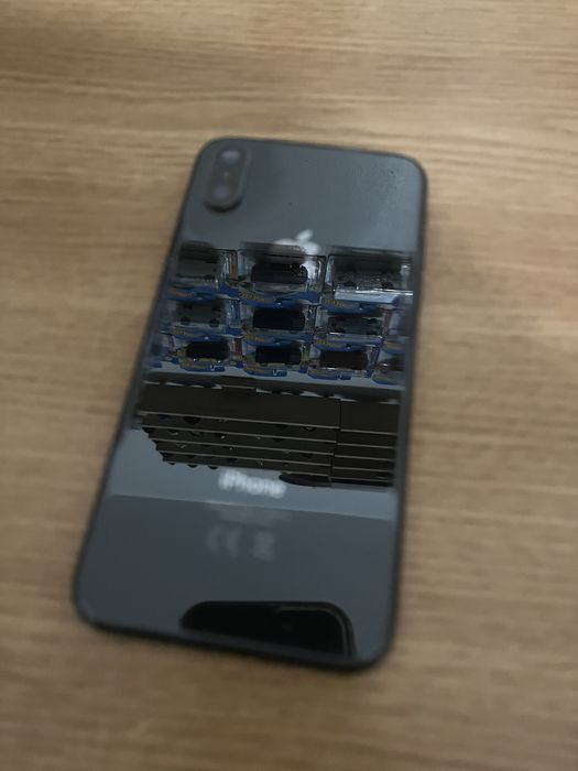 Carcasa iphone XS neagra originala