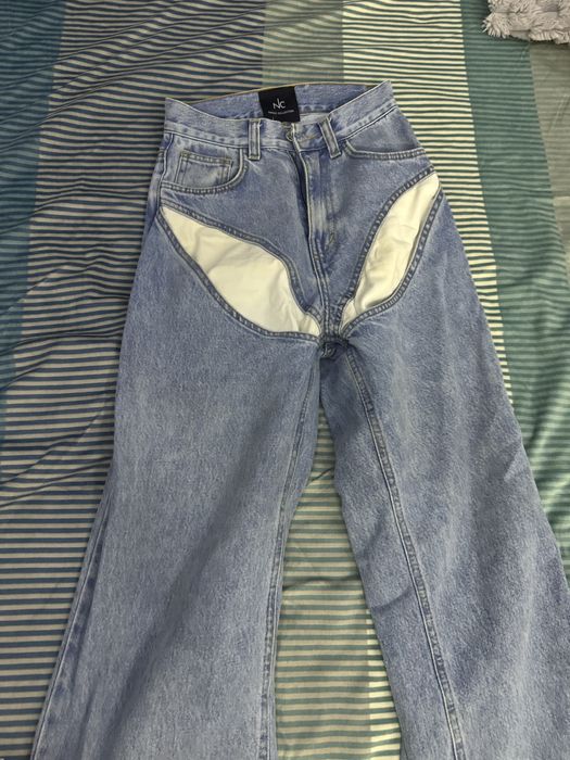 Дънки nikole xs висока талия