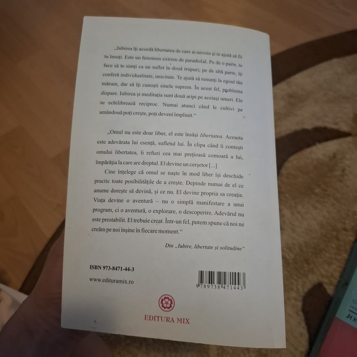 Osho. Iubire, libertate, solitudine