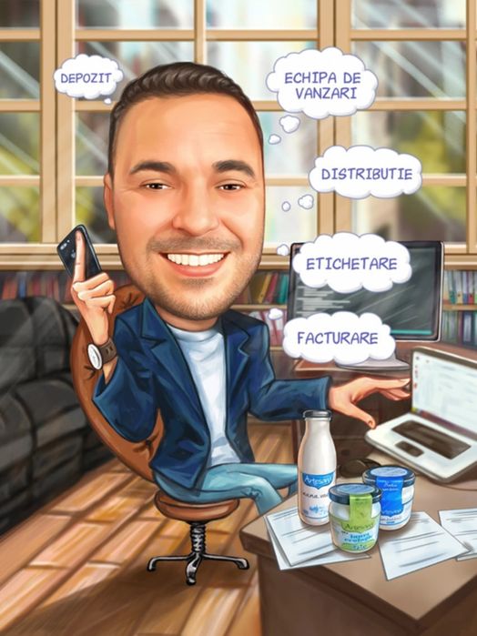 Realizăm caricaturi stil portret personalizate