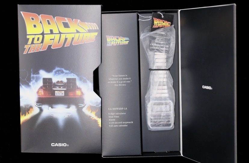 Часовник CASIO CA-500WEBF-1AJR Watch CLASSIC Back To The Future Collaboration model