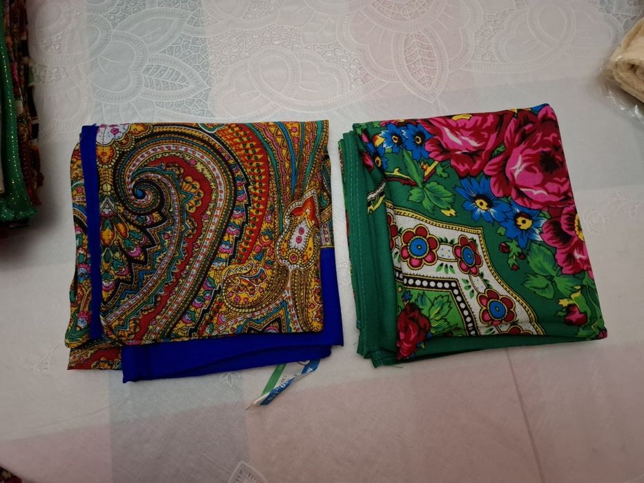 Шерстяные японские платки