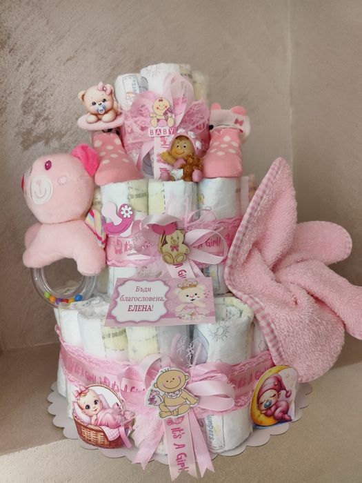 Торта с памперси "Pampers premium care2"