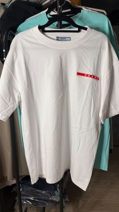 Tricou Alb Prada