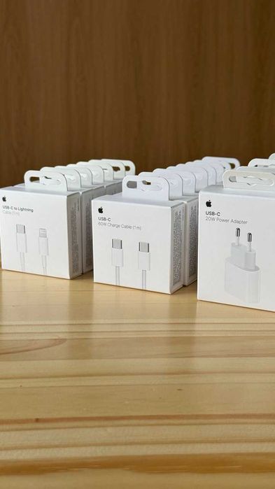 Apple адаптер 20W оригинал кабели Type C Lightning оптом