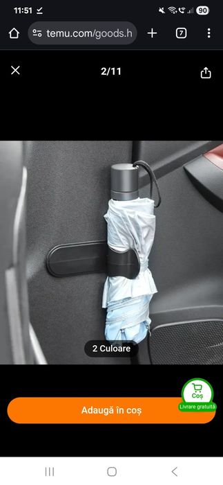 Suport umbrela pentru masina