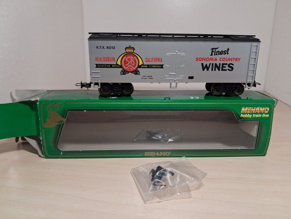 Vagon acoperit mehano trenulet electric scara H0