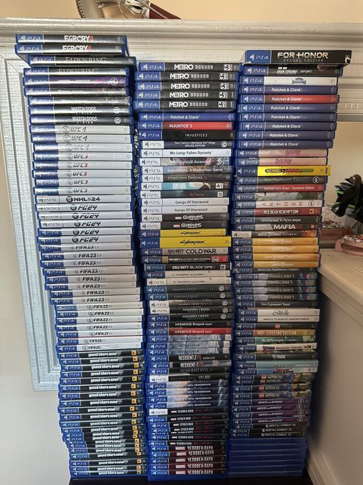 Sony playstation gta 5 mafia god of  ufc nhl mk11 minecraft fifa rdr 2