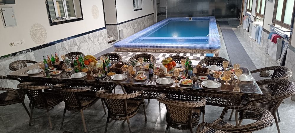 Тошкента,Сауна, бассейн,биляард,плестешшин,тенис,двухспалний 1та 7та 1