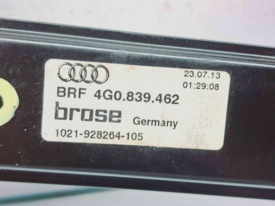 Macara electrica geam dreapta spate Audi A6 (4G2, C7) [Fabr 2012-2017]