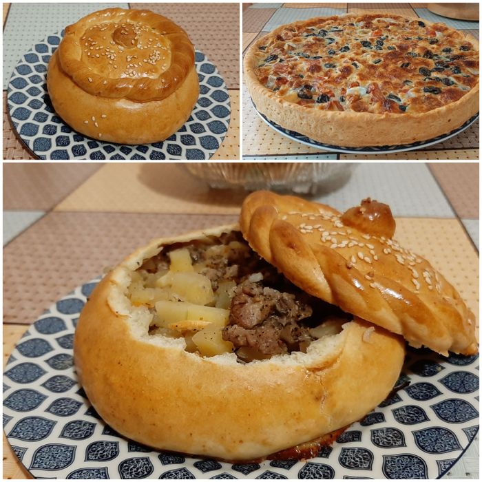 Выпечка. Пироги с разной начинкой.