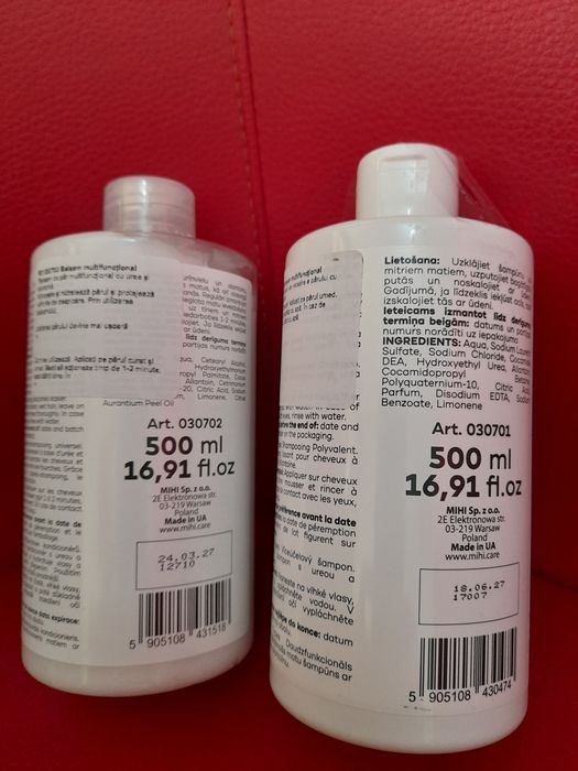 Noutate Şampon 500 ml + Balsam 500 ml scalp sensibil