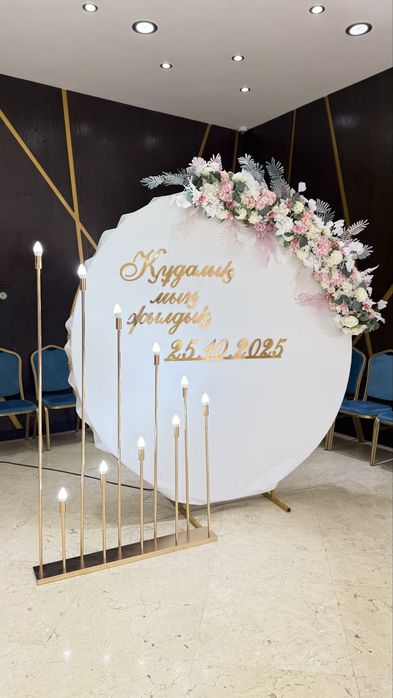 Аренда шатра посуды стол стульев