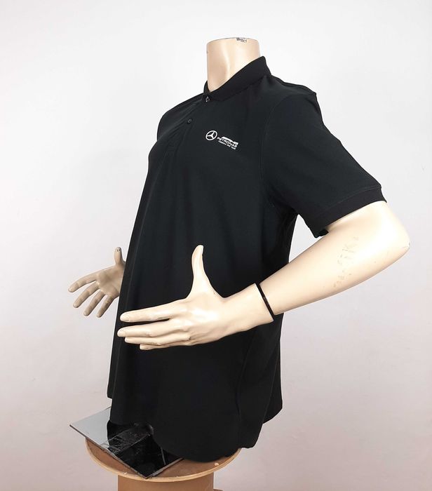 Mercedes AMG F1 Polo - Оригинална мъжка тениска с яка размер XL