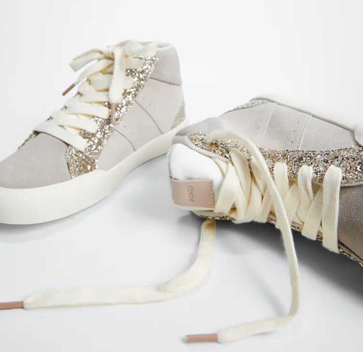 Нови кецове Mango #39 ест кожа