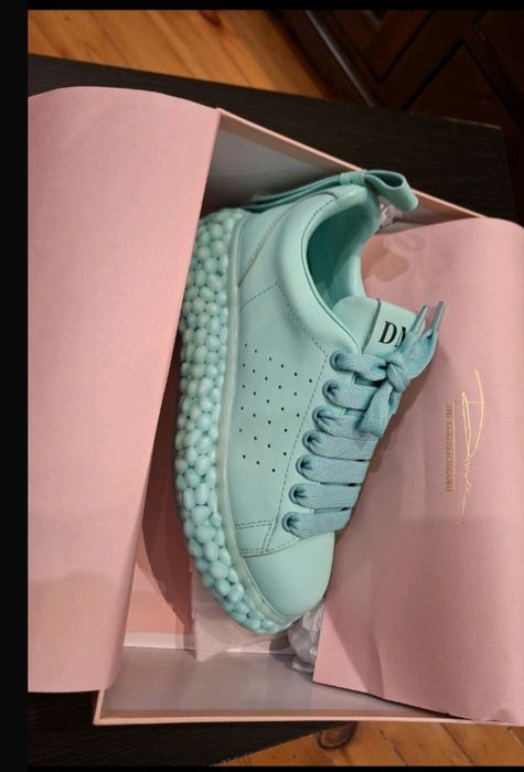 Маратонки кожени