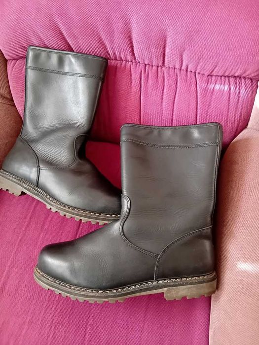 Cizme vanatoare, piele si blana naturala, Steinkogler marimea 48