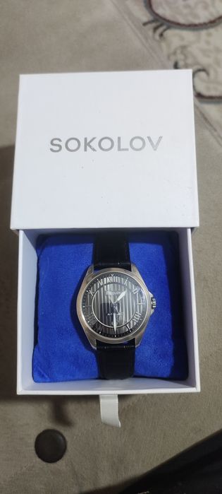 Серебряные часы с автозаводом