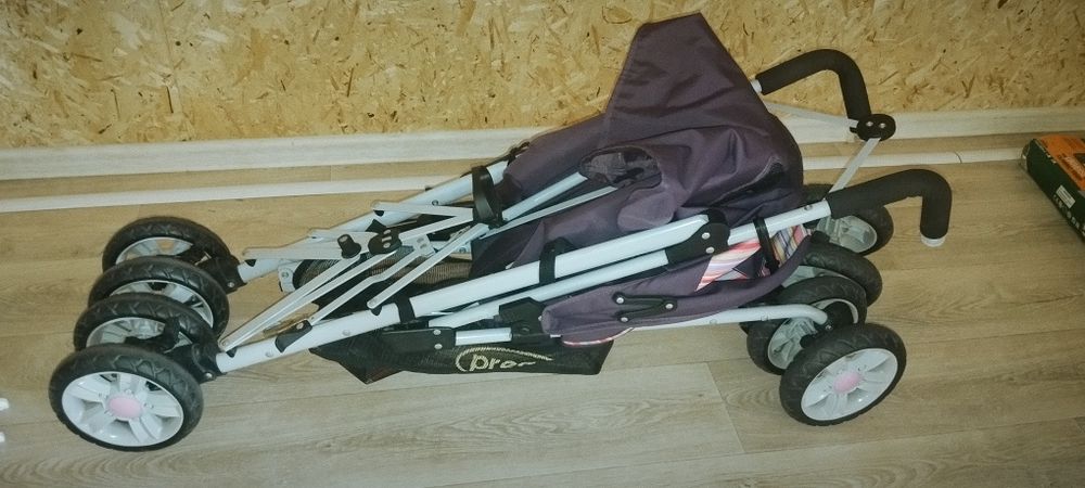 Коляска летняя, трость